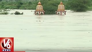 Ministers Jogu Ramanna & Etela Rajender Visits Flood Hit Areas | V6 News