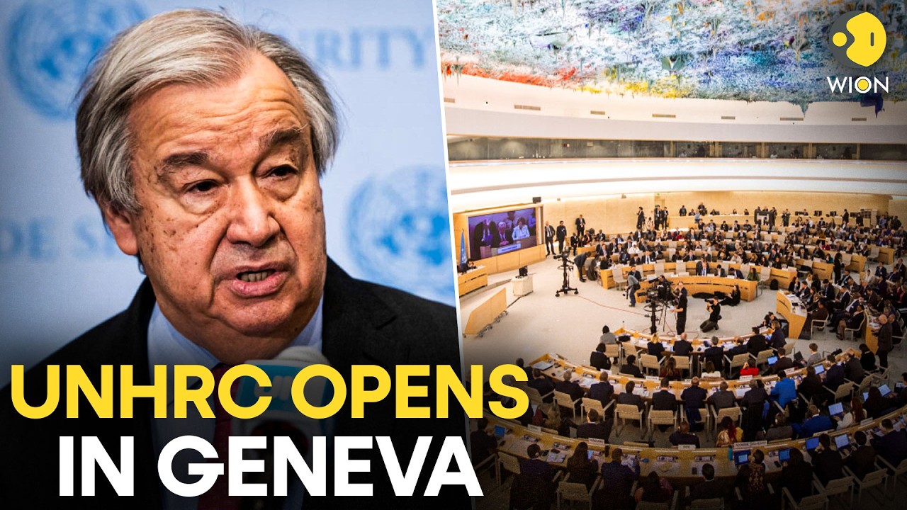 LIVE: UN Human Rights Council Opens In Geneva With Key Global Addresses | WION