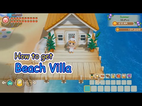 How to Get Beach Villa | Story of Seasons Friends of Mineral Town