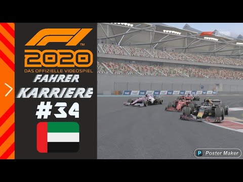 F1 2020 Fahrerkarriere #34| Saisonfinale der ersten Saison!!! Spektakuläre Überholmanöver!!!