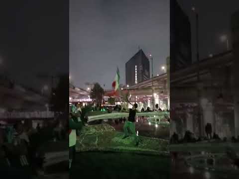🇲🇽 Fervor mundialista llega a la Glorieta de San Jerónimo