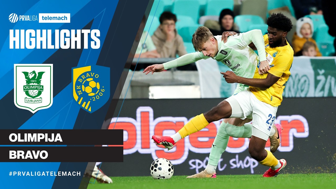NK Olimpija Ljubljana vs NK Bravo Highlights