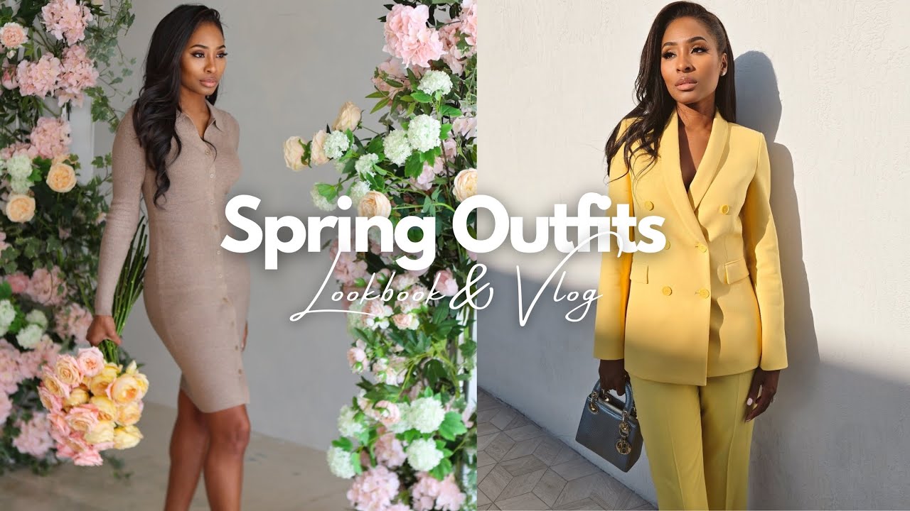 Spring Outfits Lookbook & Vlog | Elevate Your Capsule Wardrobe