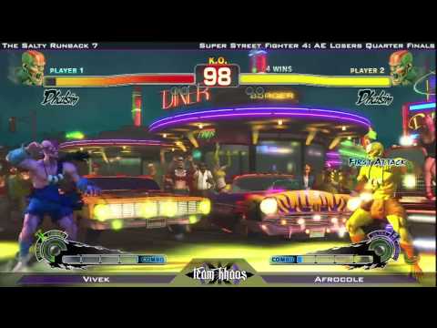 The Salty Runback 7 SSF4AE - Vivek vs Afrocole Losers Quarters