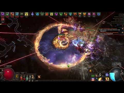 Path of Exile 3.26 - Divine Ire ignite Elementalist vs T17 Fortress map