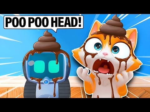 GRANNY POOPED ON THE ROBOT in I Am Cat VR!