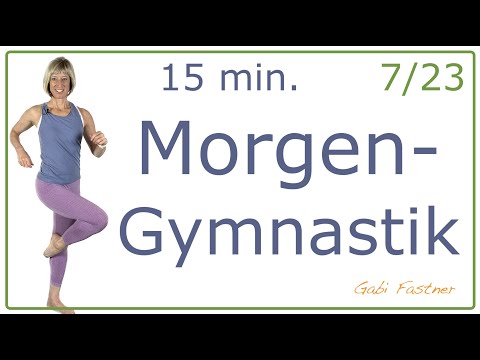 7/23☀️15 min. Morgengymnastik | easy cardio Training ohne Geräte, im Stehen