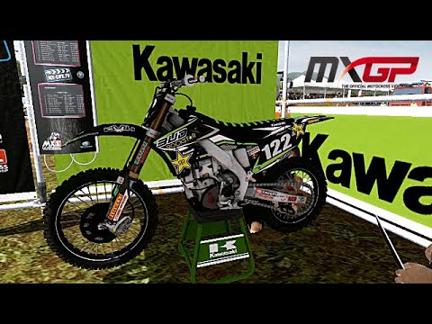 Kawasaki KX250F from Rockstar Bud Racing Kawasaki race at Beto Carrero Brazil MXGP PC Gameplay