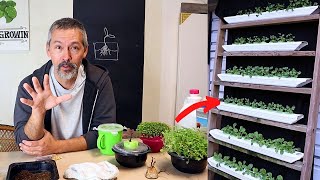 Growing plants in gutters and pool noodles during another frost |  DIY Hydroponics