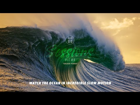 The Most Powerful Golden Waves You May Ever See in Slow Motion. Sessions Vol 01 - “Golden Power".