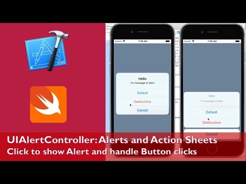 UIAlertController: Alerts and Action Sheets iOS | Xcode | Swift