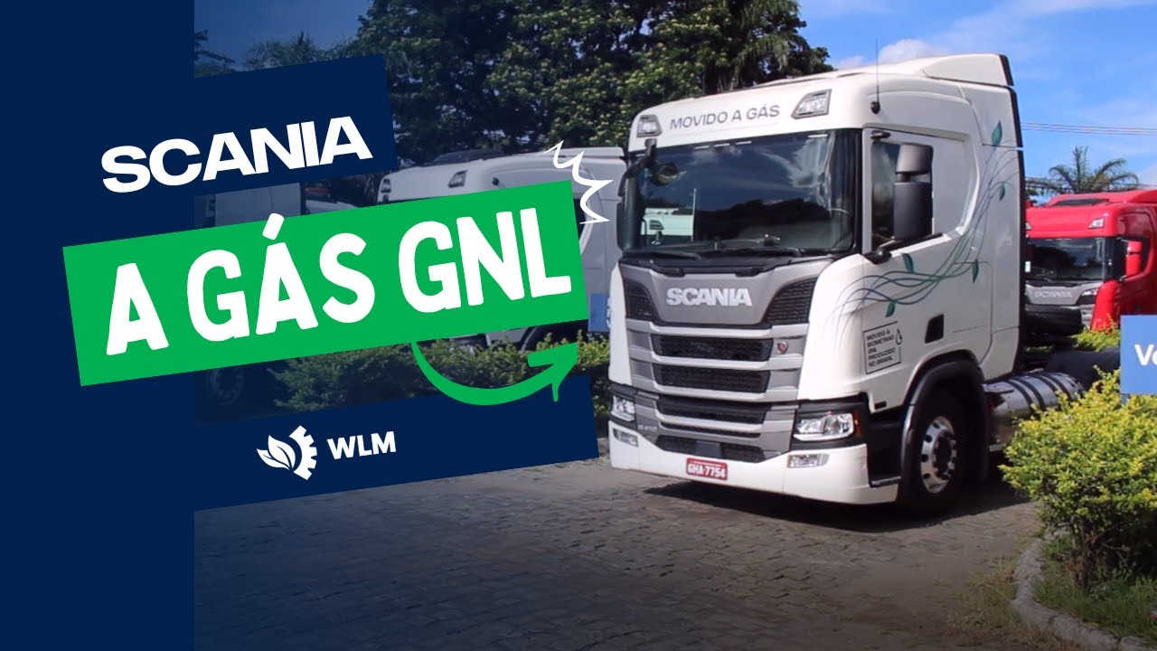 Scania a gás GNL