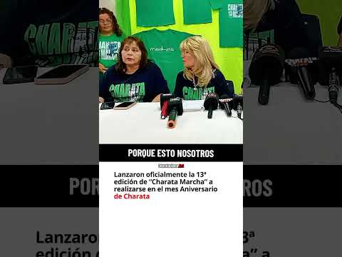 Desde la sede de Solidagro se realizó la presentación del "Charata Marcha"