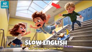 Who Will Stop This Terrible Bully? | Slow English Listening Practice for Beginners (A2 Level)