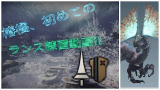 MHW実況　椿橘、初ランス練習動画!!