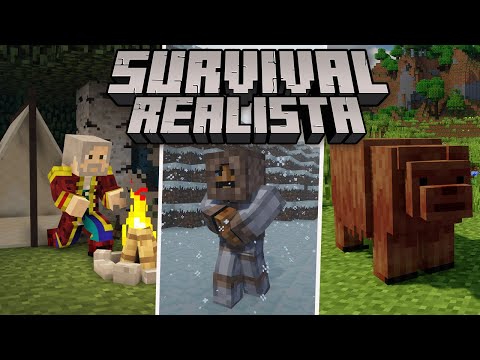 TOP 10 BEST REALISTIC SURVIVAL MODS FOR MINECRAFT