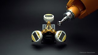 TriCal | Measuring position repeatability of an industrial robot arm (This is not CGI)