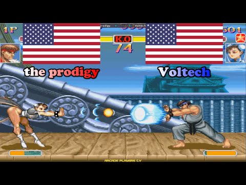 #fightcade  Super Street Fighter 2 Turbo ➤ the prodigy (Usa) vs Voltech (Usa) 超级街霸2X