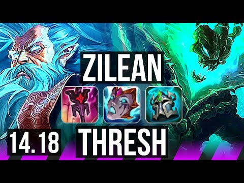 ZILEAN & Jhin vs THRESH & Kai'Sa (SUP) | 5/1/25, 1100+ games | BR Grandmaster | 14.18