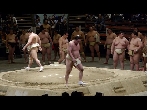Soken 2017/5/3 Harumafuji Hakuho doing butsukari sumo 稽古 総見 日馬富士 白鵬 ぶつかり