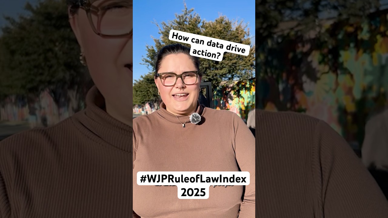 How can data drive action? #WJPRuleofLawIndex2025