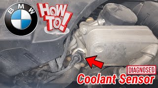 [SOLVED & FiXED] BMW Engine Coolant Sensor STUCK on Cold Temp  #diyrepair #mechanic
