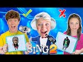 WHO Knows SING 2 Better? Movie Challenge Parody by KJAR Crew! SIS vs BRO