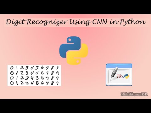 Digit Recognizer Using Cnn In Python Tkinter Application