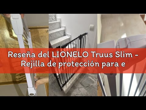 Reseña del LIONELO Truus Slim - Rejilla de protección para escaleras, sin taladrar, Rejilla Protecto