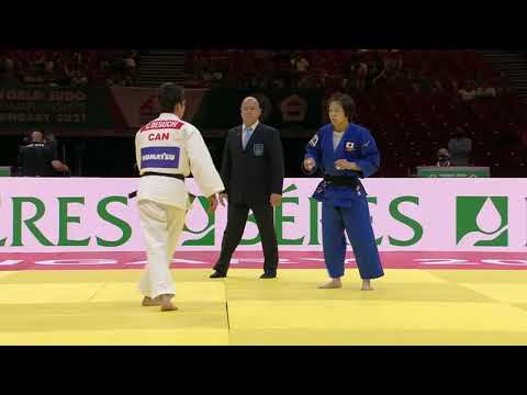 DEGUCHI Christa (CAN) vs TAMAOKI Momo (JPN) World Judo Seniors Hungary 2021 / Semi-Final -57 kg
