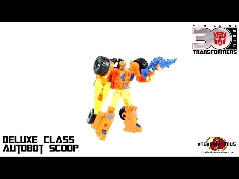Video Review of the Transformers Generations: Deluxe Class Autobot Scoop