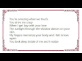 Keith Anderson - Lazy with Your Love Lyrics