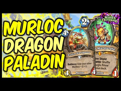 NEW MURLOC DRAGON PALADIN | INSANE Vs. Demon Hunter | ASHES OF OUTLAND | Hearthstone