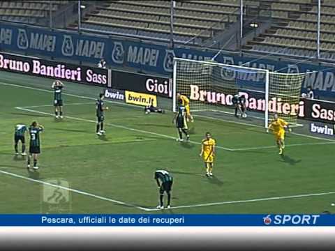 Pescara: ufficiali le date dei recuperi