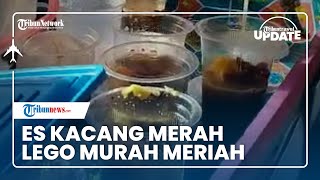Segarnya Minum Es Serut Kacang Merah Lego di Pasar 26 Ilir, Si Pelepas Dahaga Khas Palembang