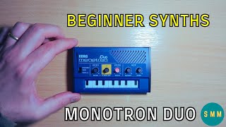 Video thumbnail for Beginner Synths // Korg Monotron Duo review and sound demo by Saturday Music Machines