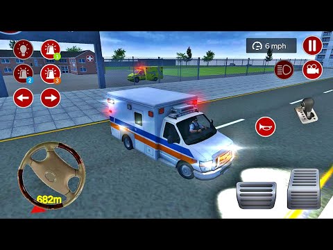 American Ambulance Rescue Driver - Emergency Driving Simulator #2 - Android Gameplay