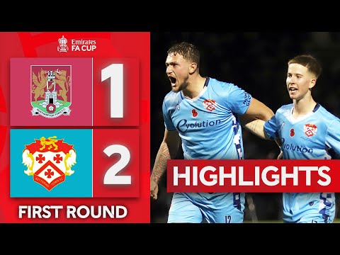 Kettering Town The Headline Makers! | Northampton Town 1-2 Kettering Town | Emirates FA Cup 2024-25