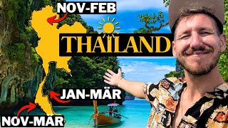 WANN ist WO die beste Reisezeit für Thailand? 🇹🇭 ☀️