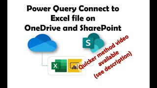 Connecting to an Excel file on SharePoint or OneDrive (⚠️ see updated video - link below)