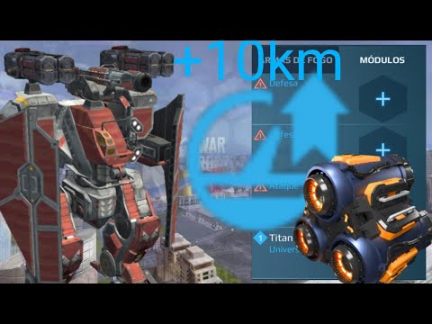 War Robots Teste módulo Titan Accelerator  teste de velocidade