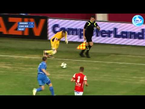 Dinamo 5 - 2 CSMS Iasi Naumovski Dribleaza