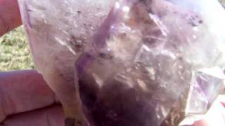 preview picture of video 'Large Amethyst Enhydro Cluster / Diamond Hill Mine , S.C.'