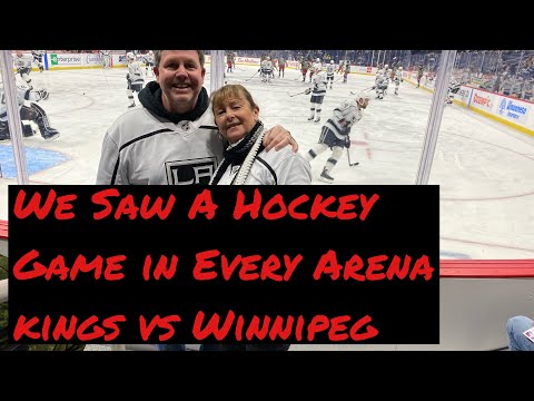 We saw a hockey game in every arena. LA Kings vs Winnipeg Jets. November 13, 2021