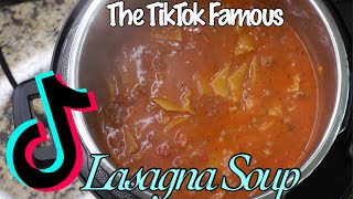 The TikTok Famous Lasagna Soup | Instant Pot Lasagna | Recipes for Instant Pot