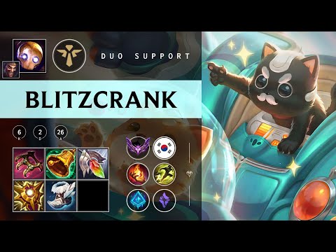 Blitzcrank Support vs Bard - KR Master Patch 25.23
