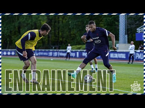 Échauffement et opposition, Equipe de France I FFF 2021