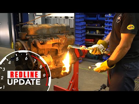 Disassembling our crusty Chevy "Stovebolt 6" engine project  | Redline Update #25