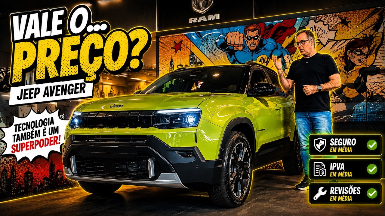 O Pesadelo dos SUVs? Novo Jeep Avenger 2027