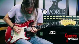 Steve Lukather Style Guitar Licks #1 - Guitar Lesson with Paul Audia
